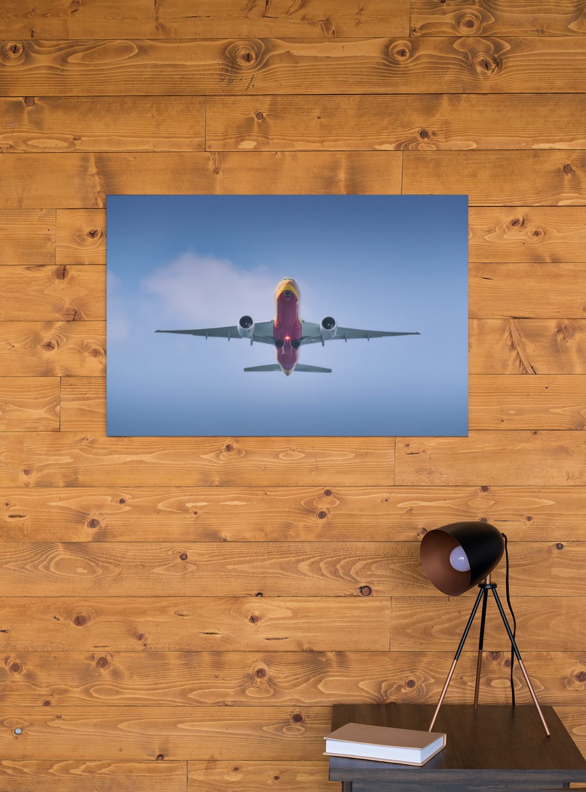 Leinwandbild DHL B777 Freighter | 25CENTER