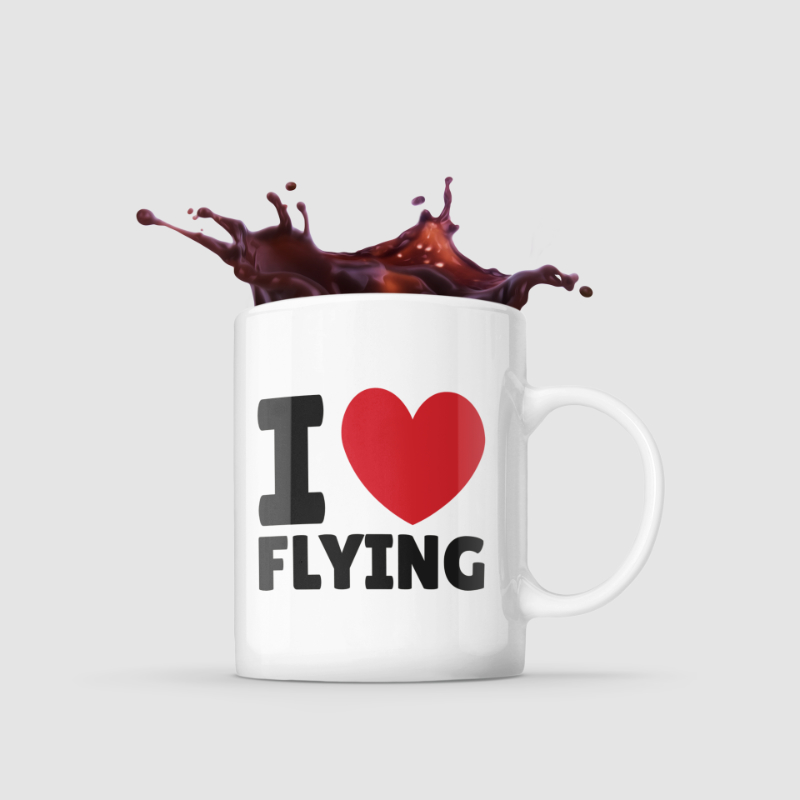 I ♥ FLYING Tasse – Ansicht 2 | 25CENTER