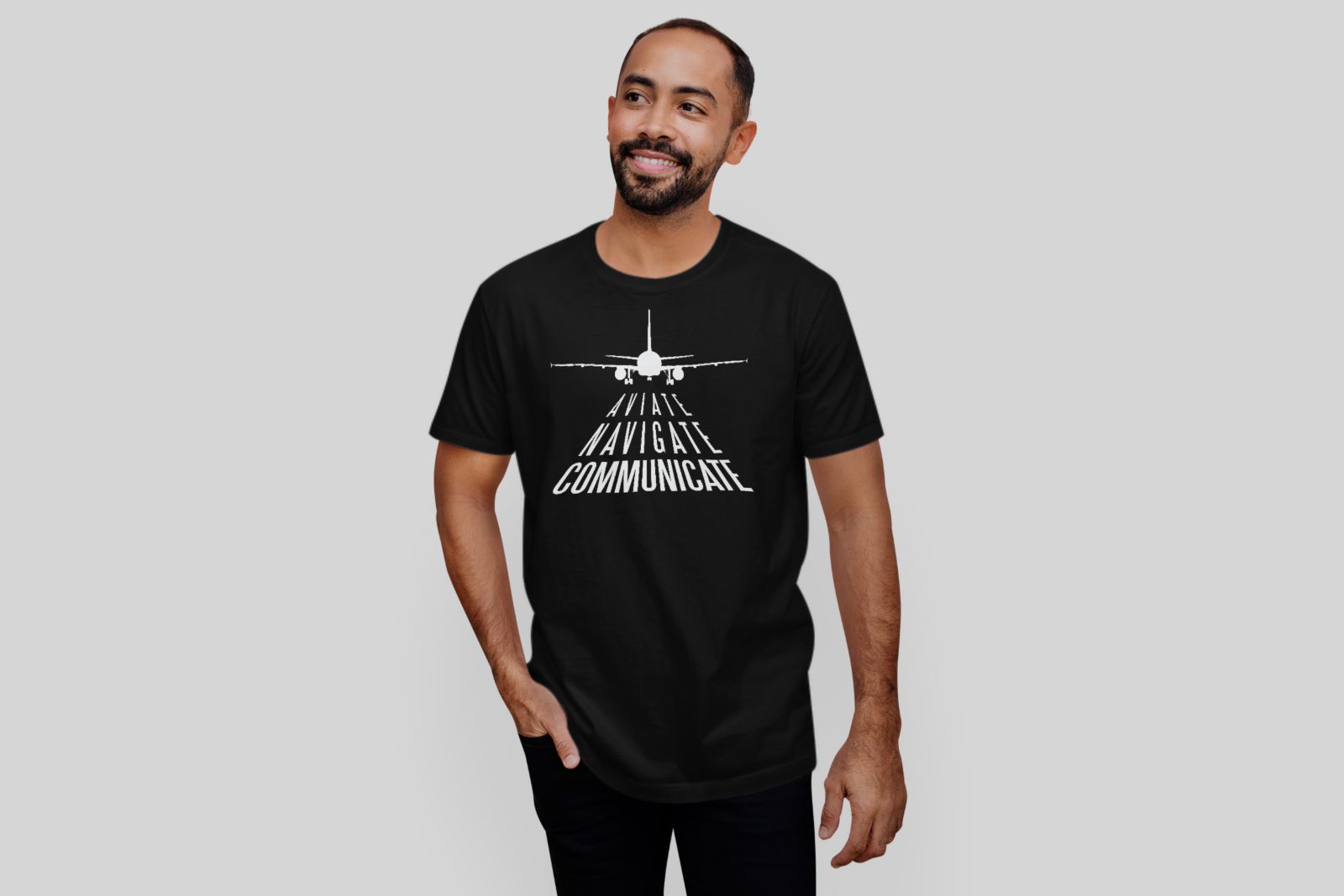 AVIATE NAVIGATE COMMUNICATE T-Shirt | 25CENTER