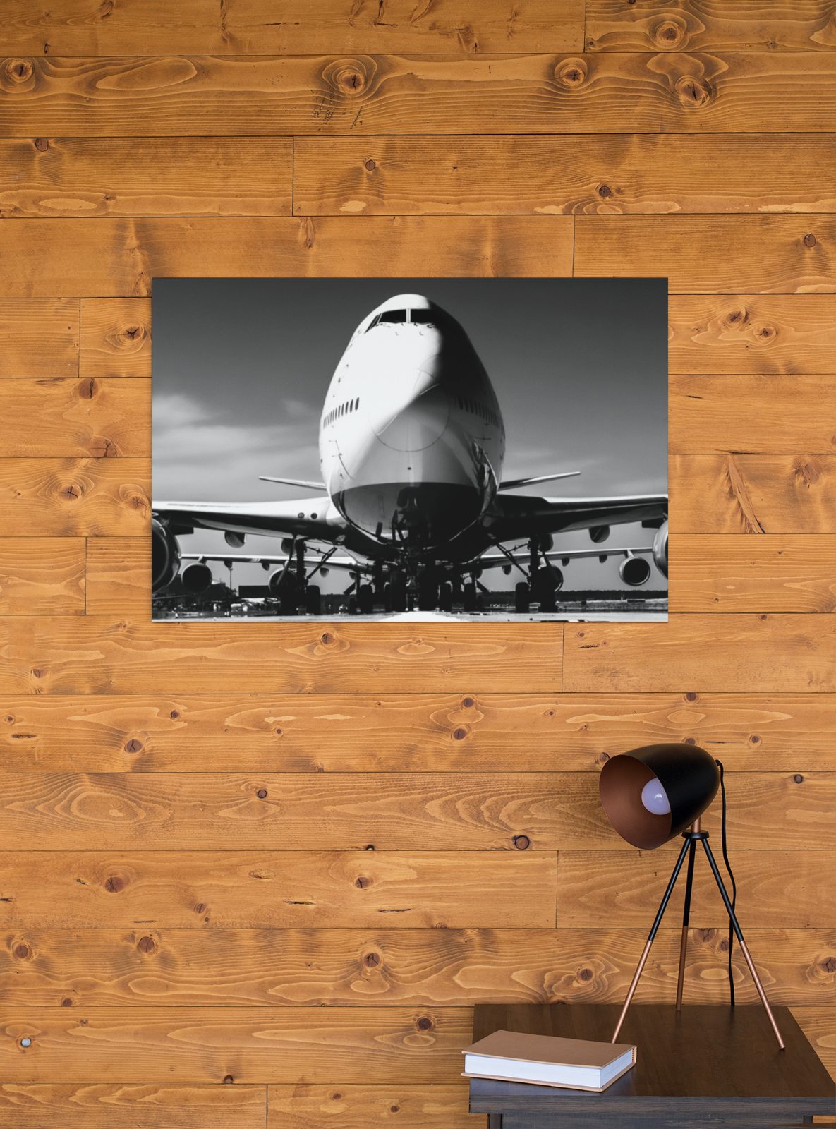 Leinwandbild Black B747 | 25CENTER