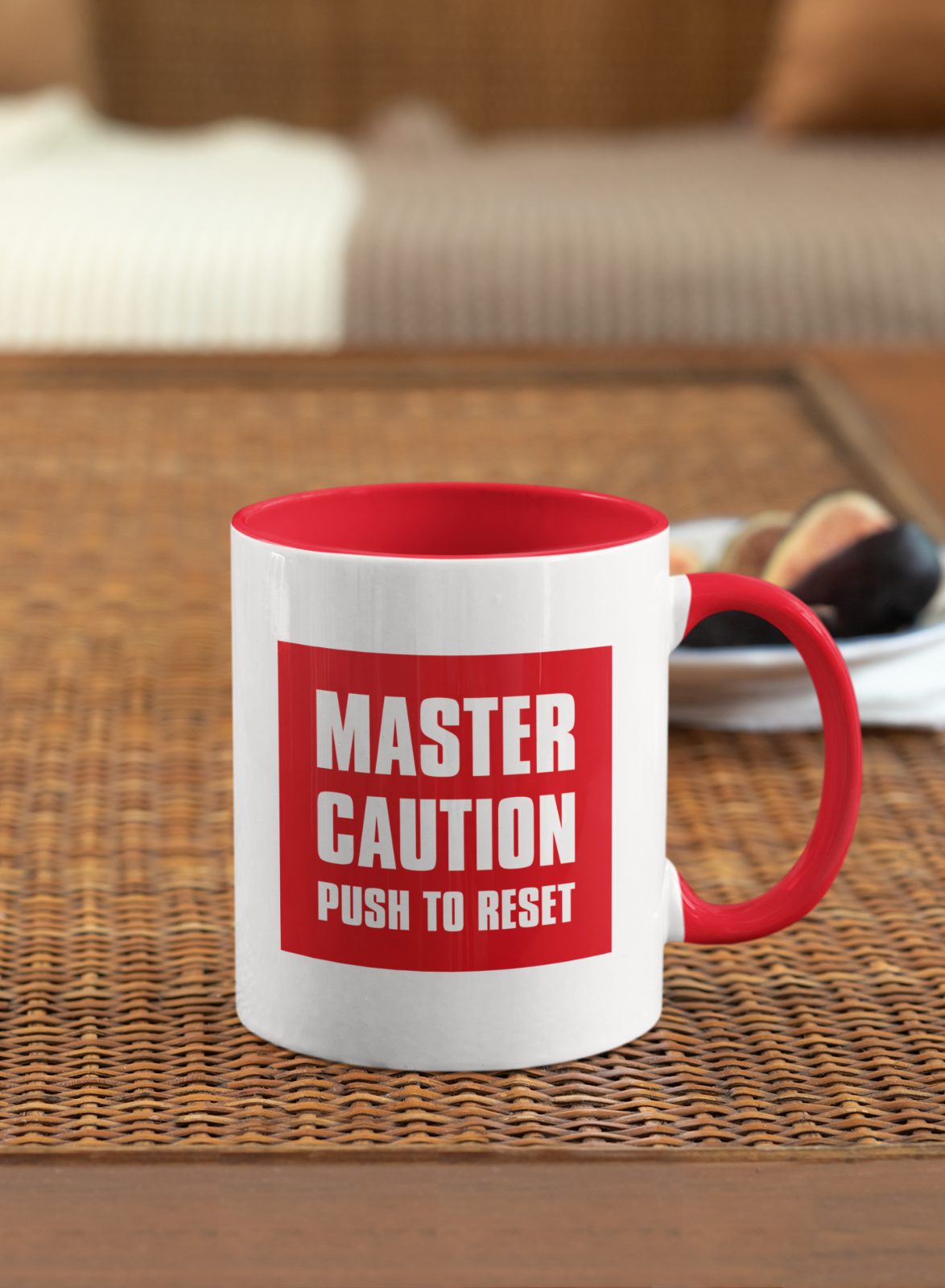 MASTER CAUTION Tasse rot | 25CENTER