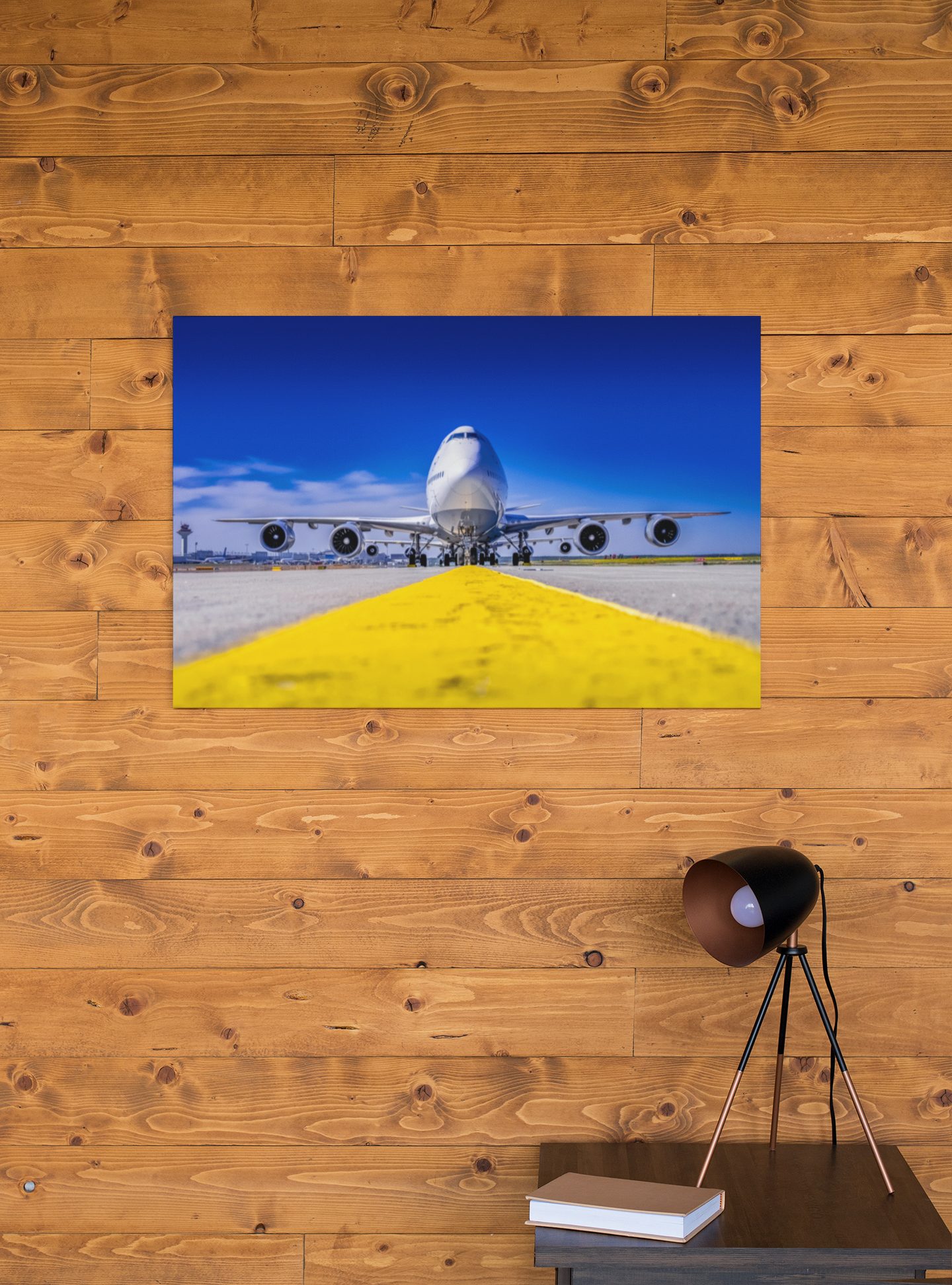 Leinwandbild Yellow Queen B747 | 25CENTER