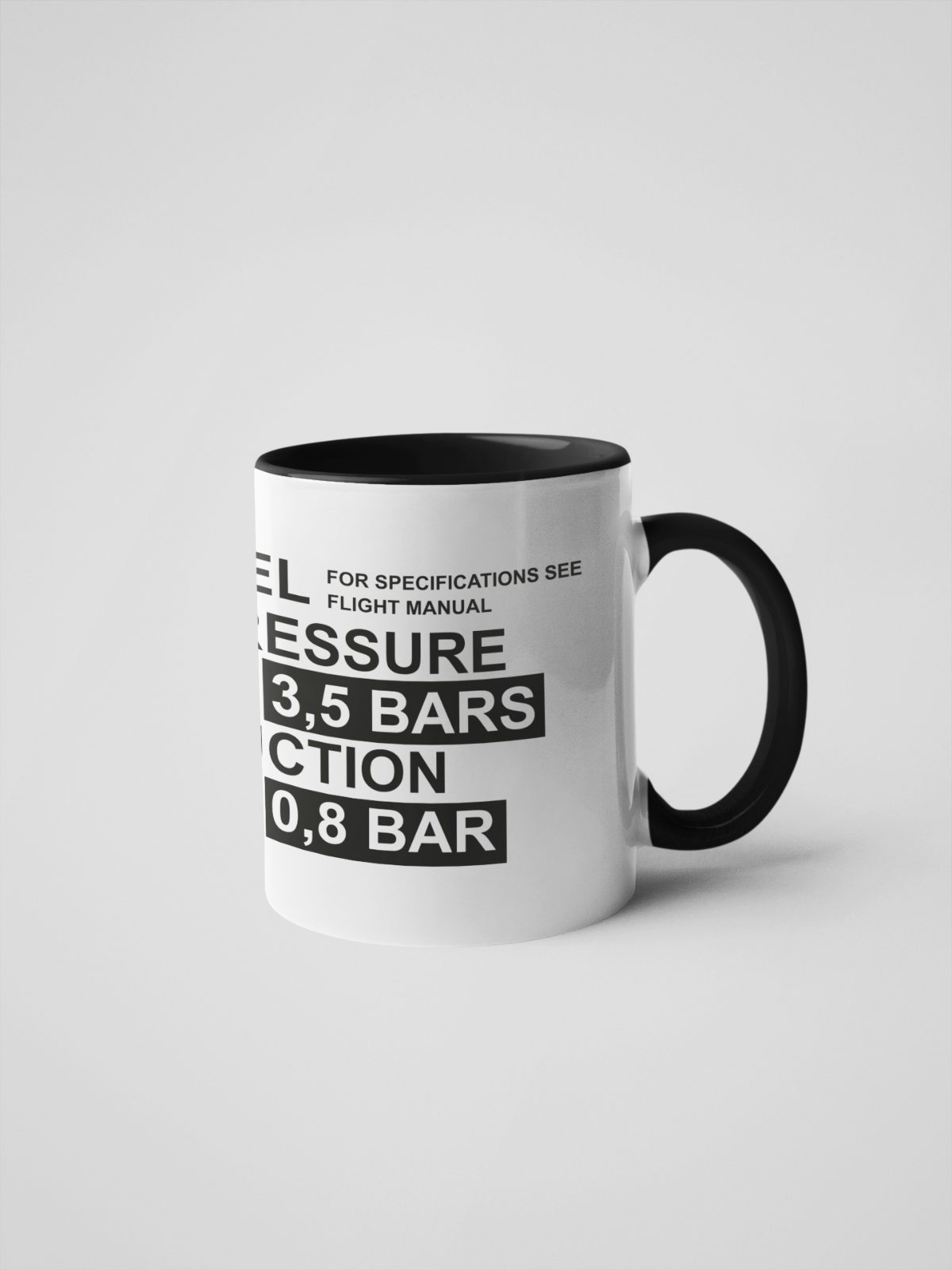 FUEL PRESSURE Tasse schwarz | 25CENTER